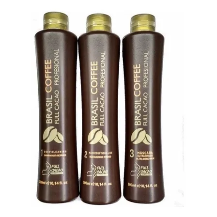 Kit Alisado Keratina Brasil Coffee Profesional 500ml G