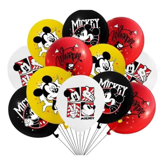 Set De 12 Globos Latex Para Fiesta Diferentes Diseños 