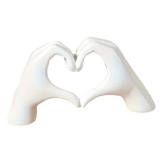 Estatua De Gesto De Mano En Forma De Corazón, Escultura De Estatua De Gesto De Mano En Forma De Corazón, Escultura De