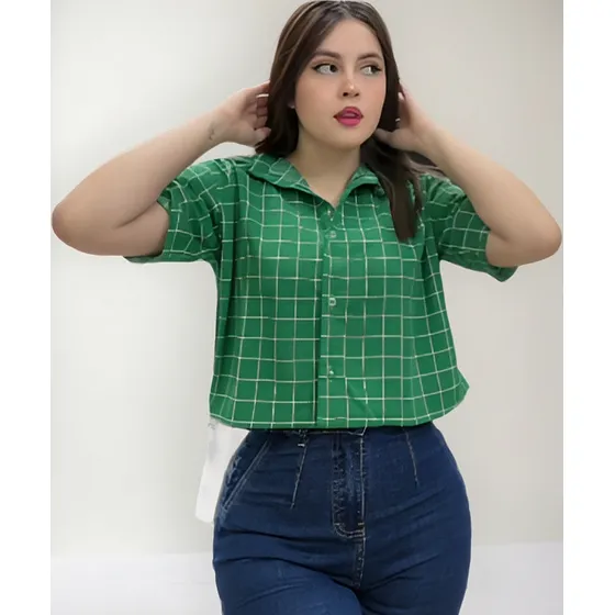 Cami Crop Cuadros