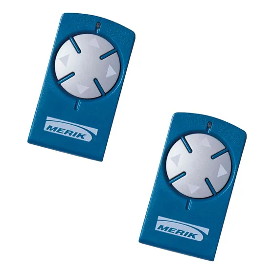 2x Control Merik Pr2 Pistones 200m 230 Plus 4 Botones 433mhz
