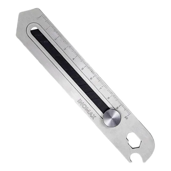 Cutter Trincheta Multi Uso Acero Inoxidable 18 Mm Inomax