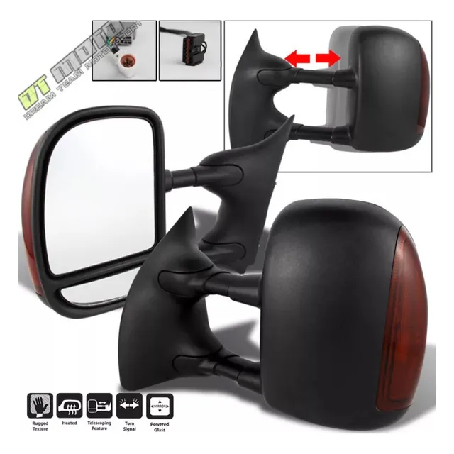 Retrovisor Ford F350 F250 Triton 1999-2007 Con Luz