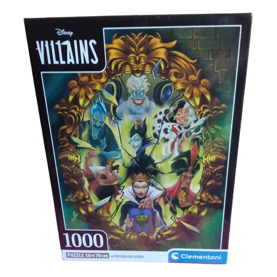 Rompecabezas Puzzle 1000 Piezas Clementoni Villanas Disney