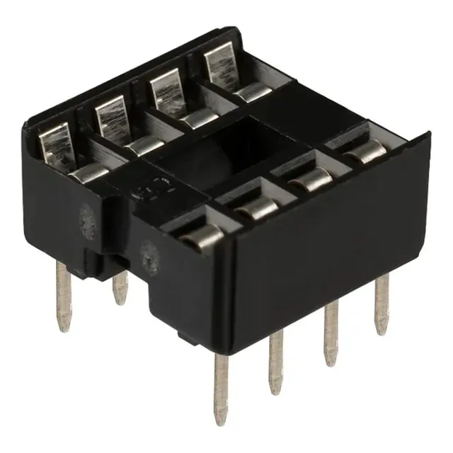 20pzas Base Para Circuito Integrado 8 Pines Base Ic Base 8