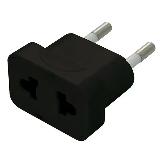 Adaptador Americano 10a 220v 2p Negro Lexo