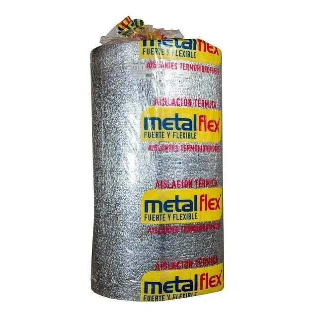 Aislante* 5mm Espuma Polietileno 2 Caras Aluminio Puro 20m