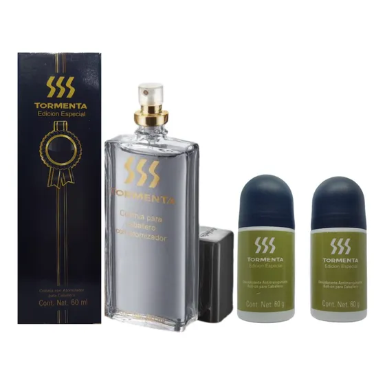 Perfume Caballero Tipo Colonia Tormenta Especial Arabela Set