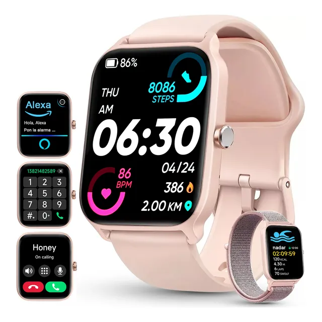 Smartwatch Reloj Inteligente Bluetooth Llamadas Para Alexa
