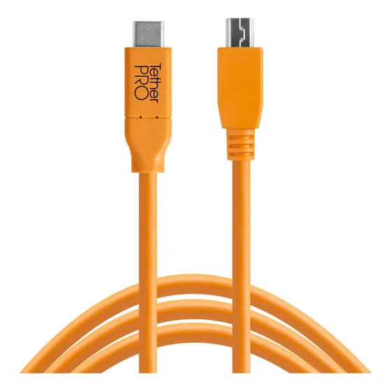 Cable Tether Tools Tetherpro Usb-c A 2.0 Mini-b De 5 Pines Y