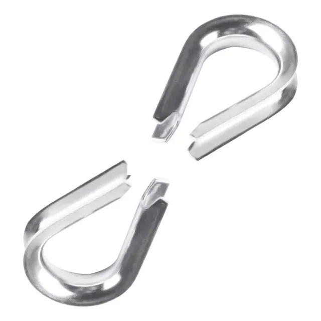 Guardacabos Acero Inoxidable 1/8 (3mm) X 2 Unidades