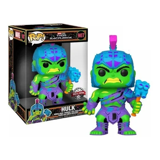 Funko Pop Hulk Gladiator 10 Inch #907 Blacklight Ragnarok
