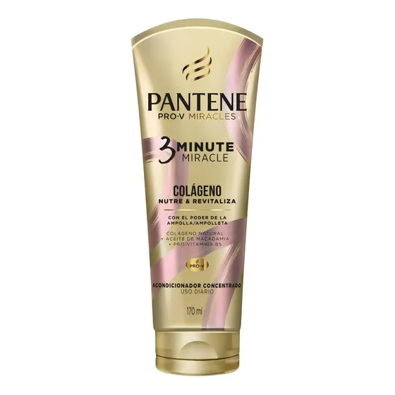 Acondicionador 3 Minute Miracle Pantene Colageno 170ml