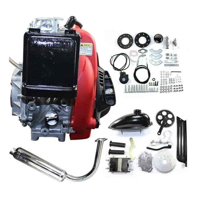 Kit Motor Bicicleta 4 Tiempo 49 Cc Gasolina Transmision