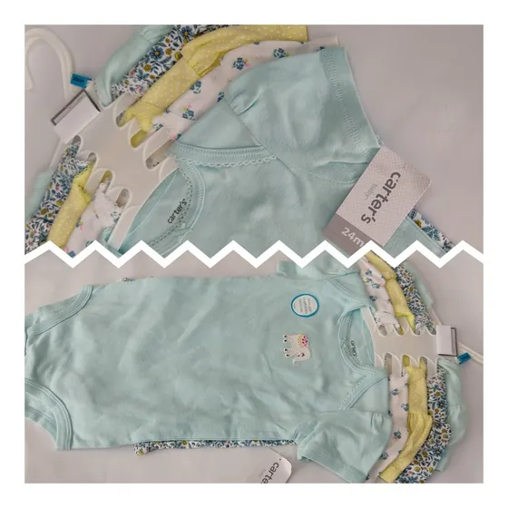 Set De Bodies Carters Para Niñas Original