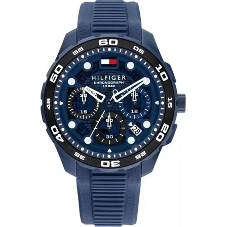 Relógio Masculino Tommy Hilfiger Th-regatta 1792232 Azul Azul-marinho Preto Azul-marinho Preto