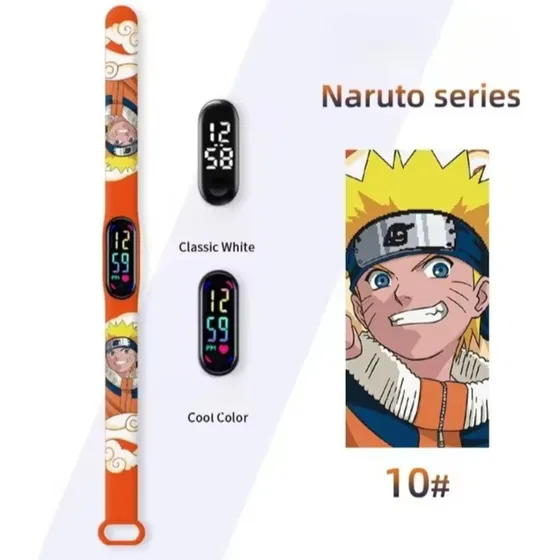 Reloj Led De Niños. Correa Animada