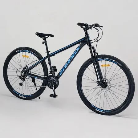 Bicicleta Mtb Overtech Q6 R29 Aluminio 21v Freno A Disco 12x Color Negro/Azul/Azul Tamaño del cuadro M