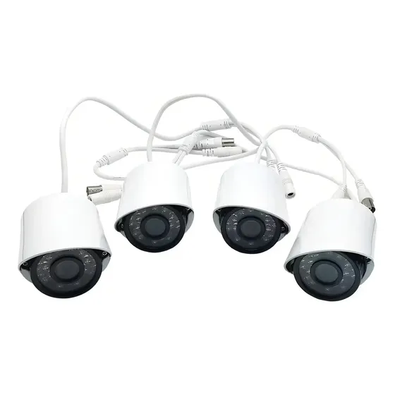 Kit 4 Camaras Seguridad Dvr Cctv Pal Int/ext Visión Nocturna