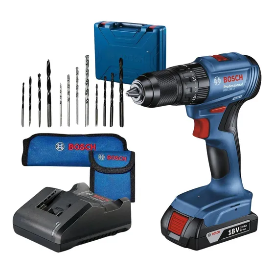 Taladro Percutor Inalámbrico 1/2  Bosch Gsb 185-li 18v Sb