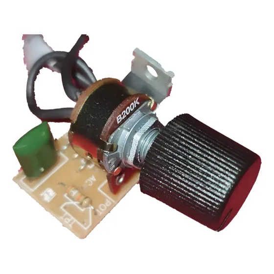 Dimer Dimmer Preto Rotativo Universal 400w Bivolt Com Off