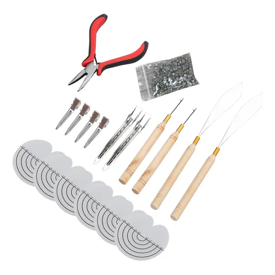 Kit De Herramientas Para Extensiones De Cabello, Alicates De