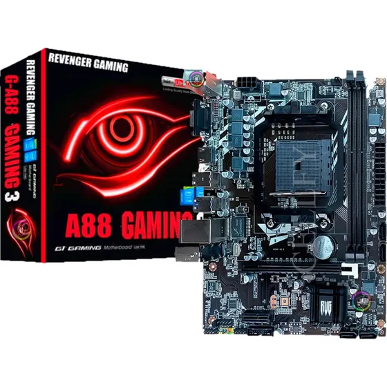 Placa Mãe Gamer Chipset A88 Socket Fm2 Fm2+ Amd A6 A10 Ddr3
