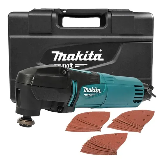 Multiherramienta Makita M9800bx1 Mt 200w Vel Variable + Acc.