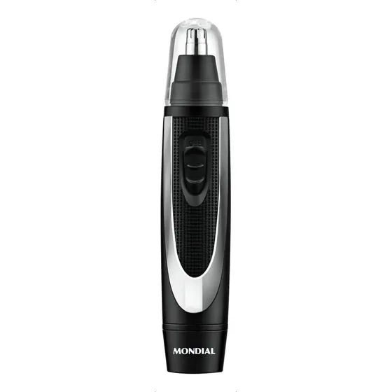 Depilador Eletrico Aparador De Pelos Nariz E Orelhas Mondial Cor Preto a Pilha Trimmer Tr-01 3