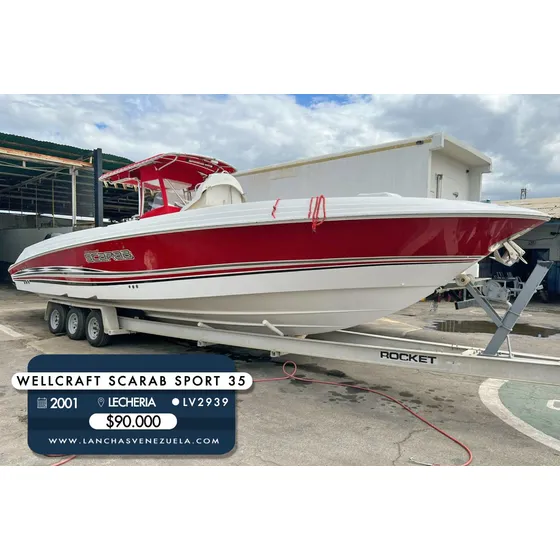 Lancha Wellcraft Scarab Sport 35 Lv2939