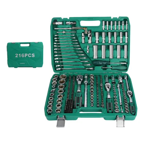 Caja De Herramientas Dados Y Llaves 216 Piezas