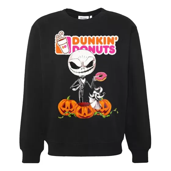 Sudadera Sweater Donas Jack Skellington Cafe Halloween + Env