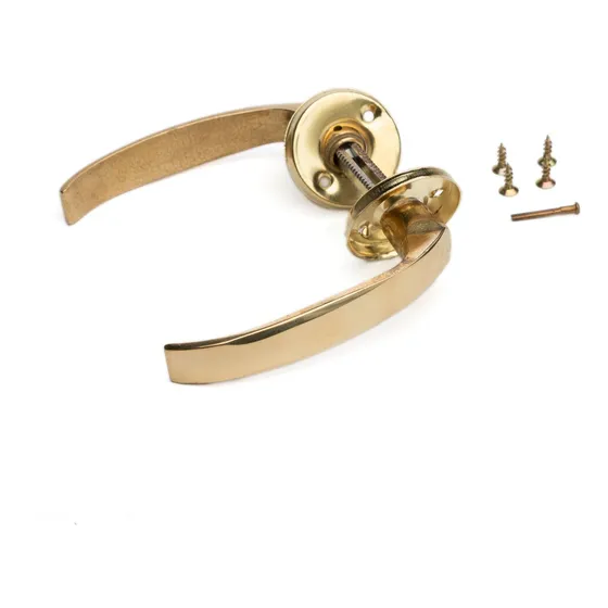 Picaporte Doble Manija Economica Bronce Dorado Puerta Minist