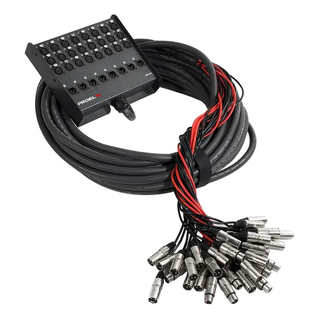 Proel Ebn2408lu50 Snake Vibora 50 Mts 32 Ch 24 Entradas Xlr