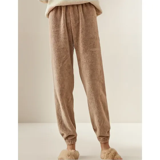 Jogger Dama Felpa Plush Buzo Invierno Importado Oferta