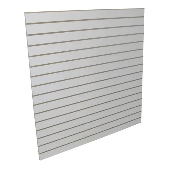 Lámina Acanalada Ranurada Blanca Mdf 18 Mm Formato 122x244