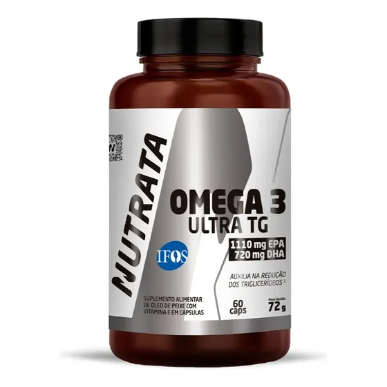Ômega Ultra TG Pote 60 Cápsulas - Nutrata