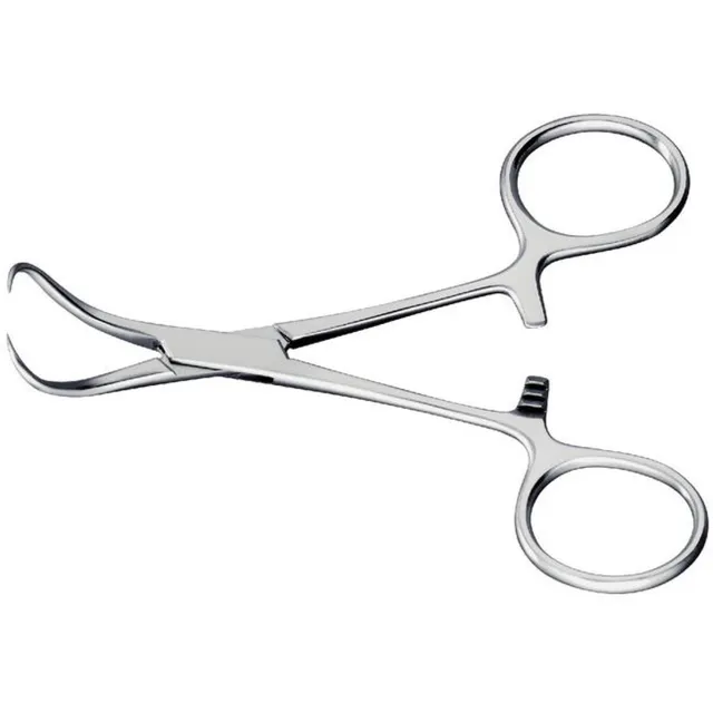 Pinza Backhaus 8 Cm P/ 1° Campo Instrumental Quirúrgico 
