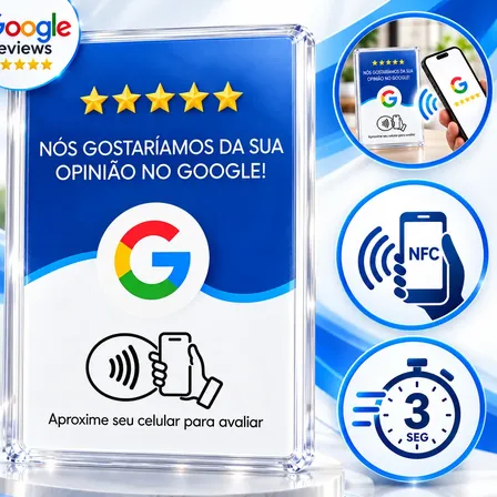 Cartão De Avaliação Rápida No Google | Personalizado