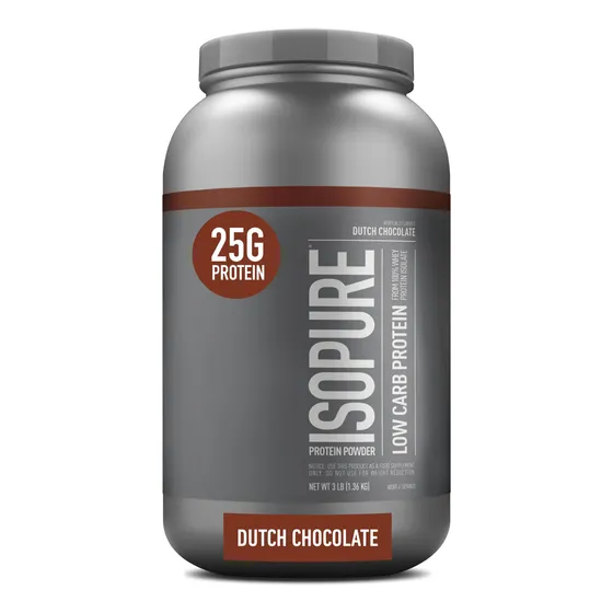 Proteína En Polvo Isopure Dutch Chocolate, 1,36 Kg, 25 G De