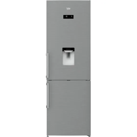 Heladera Beko Clase A Acero Inoxidable 366lt Totales Febo