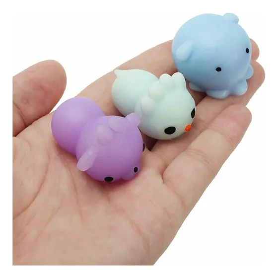 Bichinho Macio De Apertar Pop It Fidget Kit Squishy 3 Un