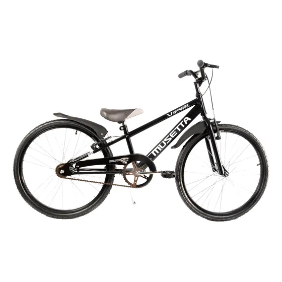 Bicicleta Infantil Nene Musetta Viper Rodado 24 F V-brake Negro