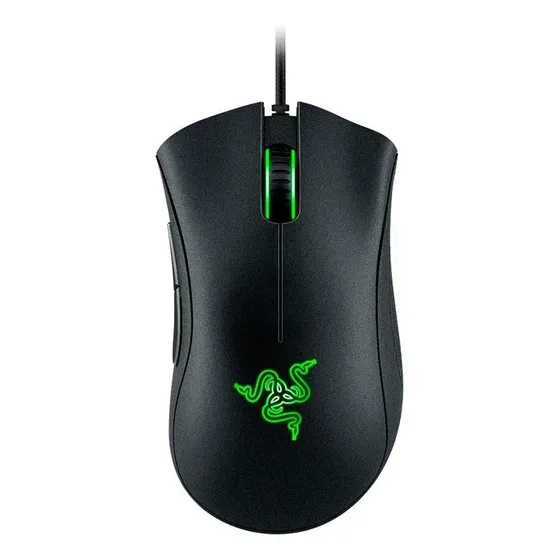 Mouse Gamer Razer Deathadder Essential Led Verde 6400 Dpi