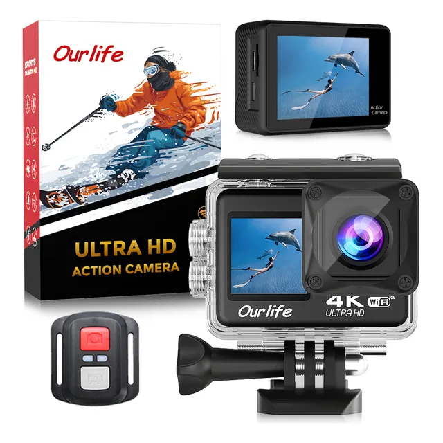 Cámara De Acción Deportiva Ourlife At-q60 4k Wifi 30fps