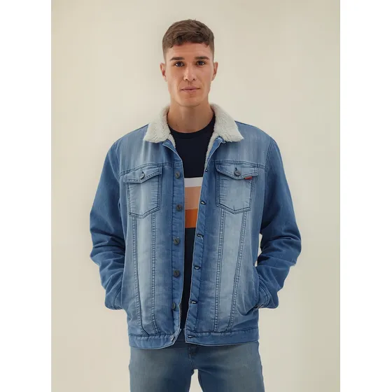 Campera Jean Taverniti Clásica Corderito 3866