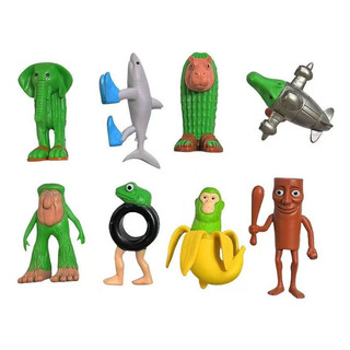 Tung Tung Tiburón Compatible Juguetes Modelos Combo 8pcs Tung Tung Tiburón Compatible Juguetes Modelos Combo 8pcs