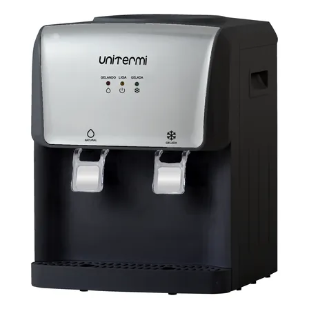 Bebedouro Elétrico Mesa Água Gelada Natural Compacto Preto 127/220v