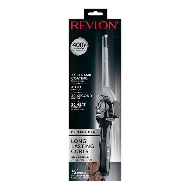 Tenaza Rizadora Revlon De Ceramica Tourmalina De ½ Pulgada