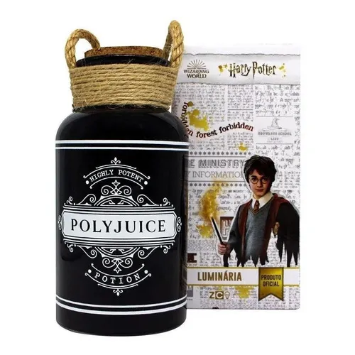 Luminária Abajur Pote Led Harry Potter Poção Polyjuice 